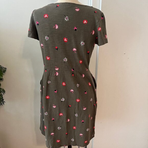 Boden Cotton Floral Dress Size 8P - Picture 2 of 6